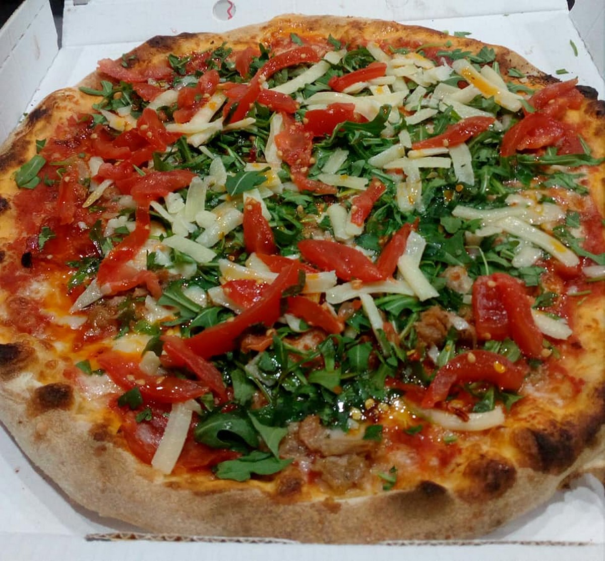 Pizza della Pizzeria La Pergola, Lagonegro - Foto uff.