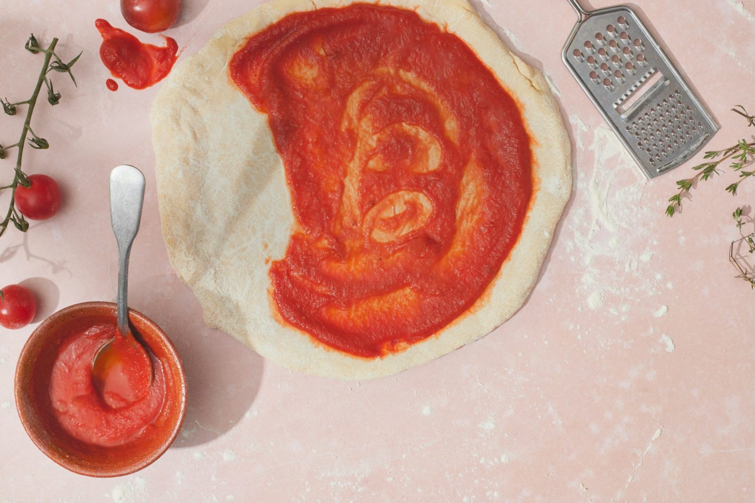 Preparazione della pizza - Foto U+